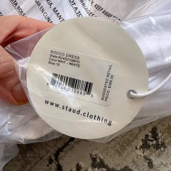 NWT Staud Rocco Dress 10 - Picture 4 of 8